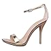 Women's Classic Dancing Stiletto High Heel Open Toe Ankle Strap Sandals