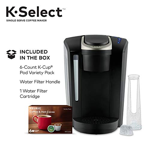 Keurig K-Select Coffee Maker, Single Serve K-Cup Pod Coffee Brewer