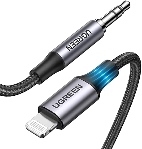 Amazon.com: Apple Lightning to 3.5 mm Audio Cable (1.2m) - Black