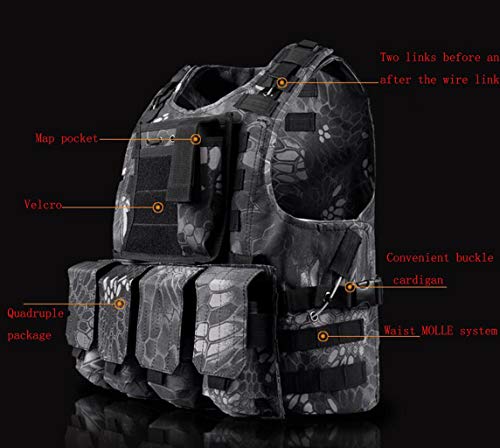 XGHW Herren Weste Größe Multi-Pocket vertikale ärmellose Jacke wasserdichte Anglerweste Outdoor-Freizeit Fotografie… – Bild 4