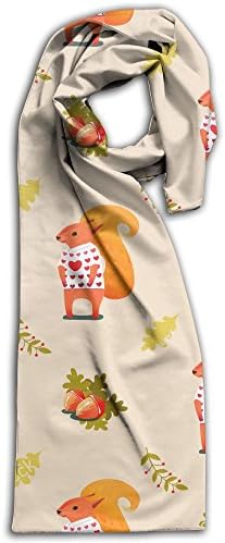 Awesome Pattern Squirrel Winter Light.Lightweight Scarf Print Soft Warm Towel Smelless.New Style.Fashion.Fever Stylish Scarves Best Gift