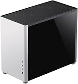 GameMax Spark Micro-ATX Gaming PC Case Dual Tempered Glass USB3 Type C White view 15