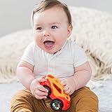 Nuby Car Rattle Teether Toy, Red, 5