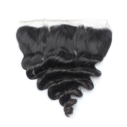Forawme-Unprocessed-Brazilian-Loose-Wave-Hair-Full-Lace-Frontals-Human-Hair-14-Inch-130-1B-Ear-To-Ear-Pre-Plucked-Lace-Frontal-Closure-With-Baby-Hair-13X4-Hair-Pieces