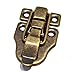 5 PCS Antique Brass Latch Hasps Decorative Bronze Vintage Locks with Screws for Jewelry Case Wooden Boxes Bronze (Height:2-3/8