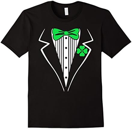 St. Patrick's Day Tshirt Tuxedo Lucky Irish Men Women Kids