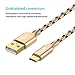 AGVEE Soft Breathing LED Lightning Charger Cable [3 Pack 4ft] 3A Fast Flat Charging Cord, Delicate Metal Shell for iPhone 11 Pro XS XR X, 10 9 8 7 6 6s, i5 i6 i7 i8, Case Friendly, Black
