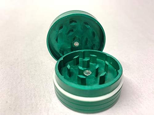ECOGRINDERS Aluminium CNC Color Anodised Herb Crusher Grinder 30mm 2-Part