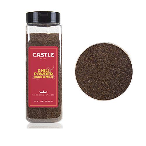 Castle Foods |Chili Powder Dark & Mild Blend 21 oz Premium Restaurant Quality