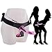 USLong Strap on Harness with Double Heads for Women Couples - Pink
