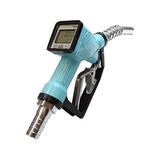 9TRADING Turbine Mechanical Gas Diesel Digital Fuel Nozzle with Accuracy LCD Reading Meter