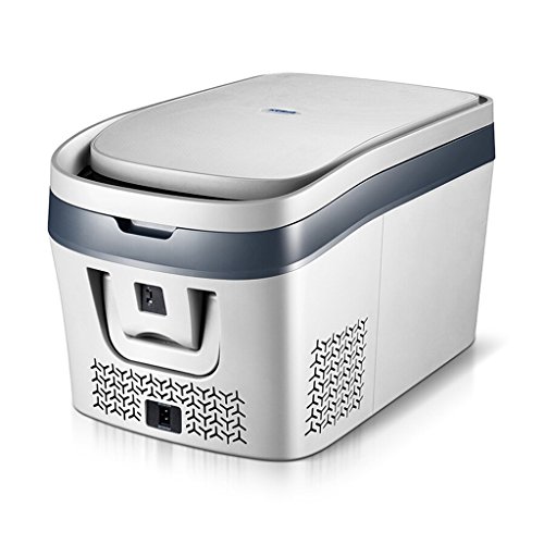 Click Here to See More Images ZJⓇ Mini Refrigerator Car Refrigerator - Compressor Car Refrigerator Freezer Mini Small Car Home Dual-use Refrigeration 12V-24V Can Freeze Portable # (Color : Car 12-24v)