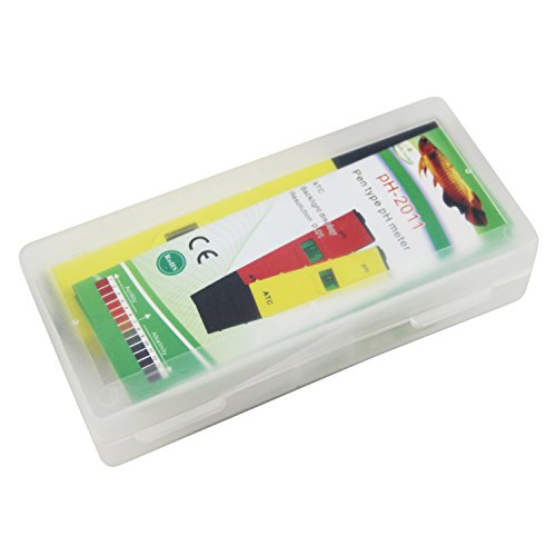 PH Pen Tester,THZY High Accuracy Pocket Size PH Meter with ATC (Automatic Temperature Compensation) Backlit Light LCD 0-14 pH Measurement Range, 0.01 Resolution Handheld pH Pen Tester
