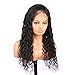 Human Hair Wigs for Black Women Sunwell Brazilian Human Hair Lace Wigs with Baby Hair Water Wave 130% Density Natural Color