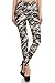 N369-OS Gray Jay Printed Stylish Leggings, One Size