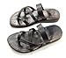 Unisex Adults/Children Genuine Leather Biblical Sandals / Flip flops (Jesus - Yashua) Bethlehem Black Style - Holy Land Market Camel Trademark