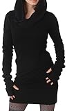 S&S Women Black Ninja Jacket Hoodies & Sweatshirts Dress With Sleeve Glove