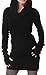 S&S Women Black Ninja Jacket Hoodies & Sweatshirts Dress With Sleeve Glove, Black, Small