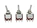 SALECOM 3pcs DPDT 6 Pin 3 Way ON/ON/ON Guitar/AMP Mini Toggle Switch Car/Boat Mini Switches