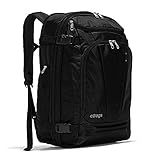 eBags TLS Mother Lode Weekender Convertible Carry-On Travel Backpack - Fits 19 Inch Laptop - (Solid Black)