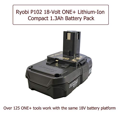 Ryobi P737 Portable Power Inflator with P118 Charger, P102 Lithiumion