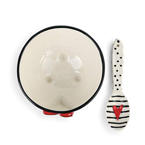 Heart Candy Bowl w/Spoon - Image 3