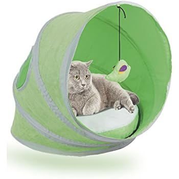 PAWISE Cat Tent Bed Pop-up Pet Cat House Tent Castle