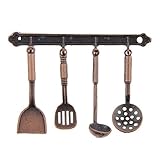 OULII 1:12 Dollhouse Kitchenware Miniature Home Kitchen Accessories 5pcs