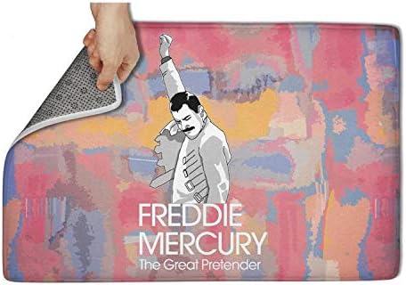 ShengMingo Indoor Non-Slip Doormat Freddie Mercury_Freddie_Mercury_The Great preteder Durable Easy Clean Carpet Entrance Door Mat