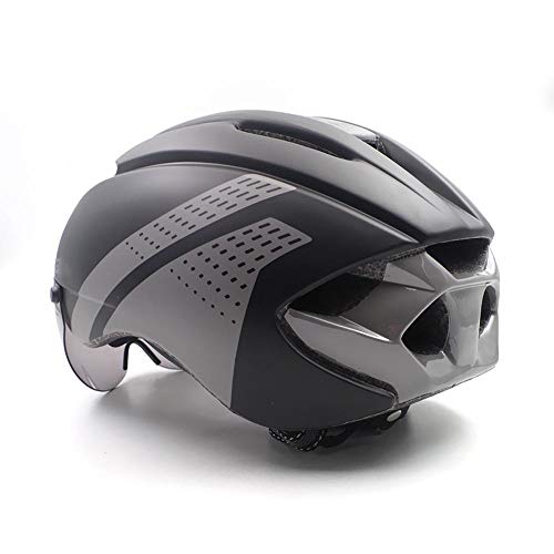 Helm HAOAYOU Aero helm tt tijdrit fietshelm voor heren dames bril race racefiets helm met lens - Image 6