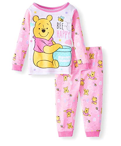 Disney Baby Girls Winnie The Pooh Cotton Pajama Set