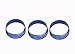 Opar Blue Audio Air Conditioning Button Cover Trim for Jeep Wrangler JK JKU Compass Patriot 2011-2017