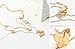 Dazzle flash Butterfly Necklace Choker Necklaces Gold Plated Fashion Jewelry -NGG179