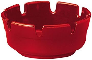 Gessner Products Company 263QRD Ashtray Red 4'' (SET OF 72 PER CASE)