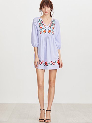 sachin and babi light blue dress Bohemian Ruffle Midi Dress + Embroidered