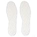 Happystep Cotton Terry Cloth Insoles, Barefoot Shoe Inserts, Sweat Absorption, Odor Control, Moisture-Wicking, Washable and Reusable, Zero Drop Shoe Insoles, 2 Pairs of White (Women Size 7)