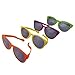 Adorox 12 pack Jumbo Novelty Sun Glasses - Parties, Raves, Joke Sunglasses Party Favors
