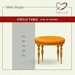 Ridhi Hunter Green 100% Cotton Round 120 Tablecloth