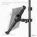 GRIFITI Nootle Large Universal Tablet Mount & Heavy Duty Bike Bar Clamp Full Metal 1/4 20 Threaded for Standard to Large Tablets Pipe 1.5