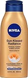 NIVEA Sun-Kissed Radiance Fair to Medium Skin Gradual Tanner & Body Lotion 13.5 Fluid Ounce