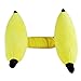 KAKIBLIN Infant Car Seat Head Support Baby Banana Neck Pillow for Function-Stroller,Car Seat Baby Newborn Travel Pillow, Yellow