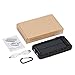 KOJOTON Exercise Bands Tie Lock - Flexible -Time Delay Quality Slicone Black
