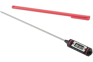 General Tools DT310LAB Digital Lab Thermometer with 8" Stainless Steel Probe