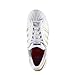 adidas Originals Superstars Running Shoe, White/Gold/Blue, 3 Medium US Little Kid
