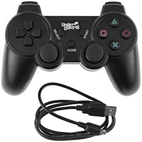 Ps3 Undercontrol Bluetooth Gamepad Black Amazon Co Uk Electronics