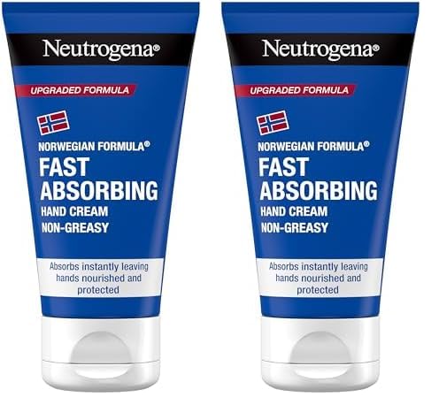 Neutrogena Norwegian Formula, Fast Absorbing Hand Cream, 75 ml (Pack of 2)
