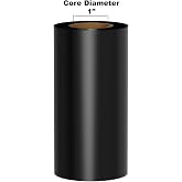 Kingston Premium Ink Ribbon on 1" Core, Black, 4.3" x 984' | Compatible with LabelTac Pro Printers, DuraLabel Pro, VnM SignMaker, SafetyPro, Viscom and Other Printers