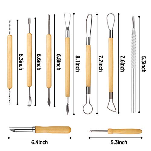 LOVEINUSA 14 Piece Professional Pumpkin Carving Tool Kit Carve Sculpt Halloween Jack-O-Lanterns