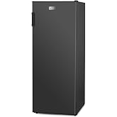 BLACK+DECKER 8.5 Cu. Ft. Upright Freezer, BUF850LB, Black | Stand Up Freezer with Mechanical Temperature Control, Includes 3 Shelves and 4 Door Bins, Manual Defrost, R600a Refrigerant
