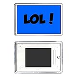 LOL! Laugh Out Loud! - Large Plastic Fridge Magnet
